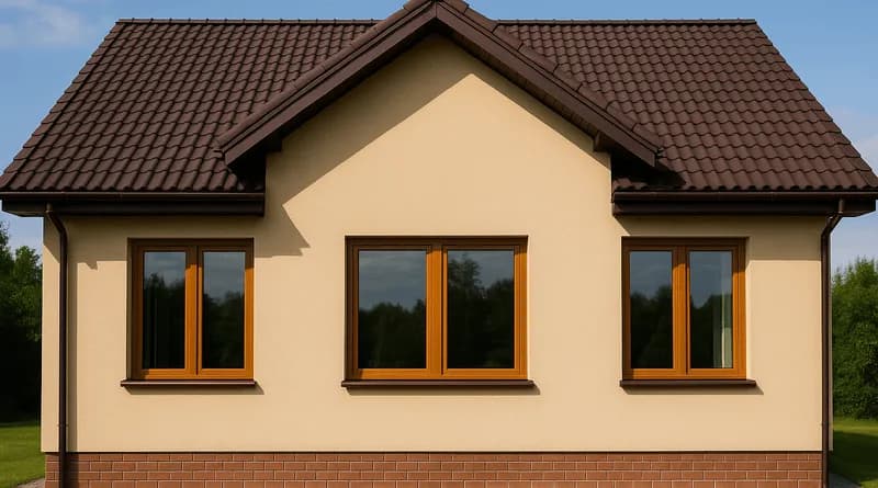 Jaki kolor elewacji do brązowego dachu i brązowych okien, aby uniknąć błędów?